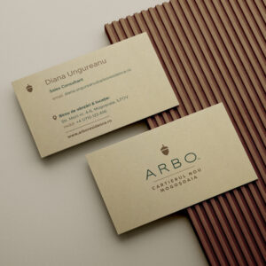 Carti de vizita reciclate