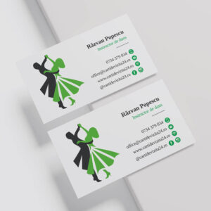 carti de vizita antrenor dans