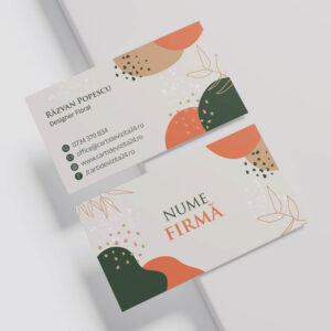 model carti de vizita florarie