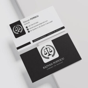 model carti de vizita avocat