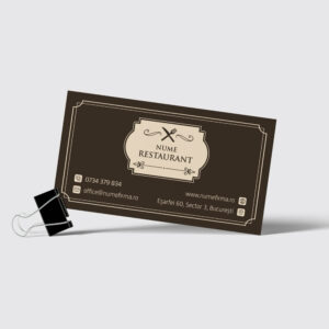 carti de vizita restaurant