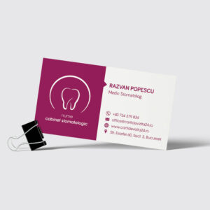 carti de vizita stomatolog