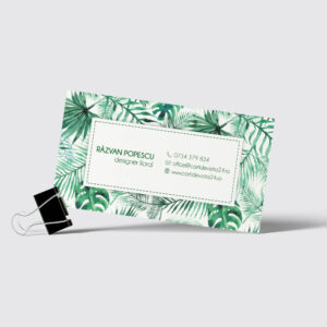 Carti de vizita design floral