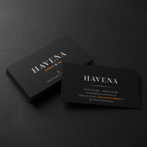 Carti de vizita carton negru